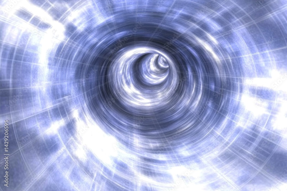 Abstract swirling light tunnel, futuristic travel, speed, energy Abstract swirling light tunnel, futuristic travel, speed, energy