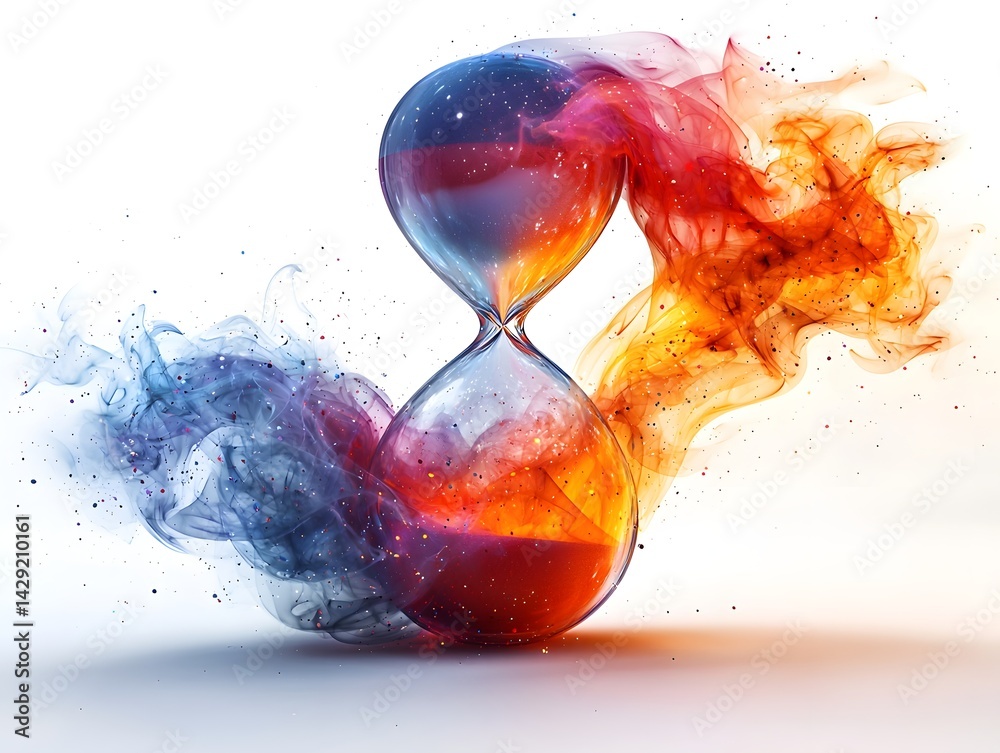 Colorful Hourglass of Time