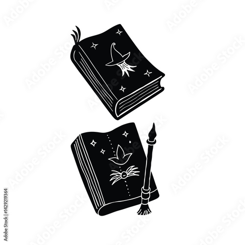 Witch Spellbook victor art Illustration