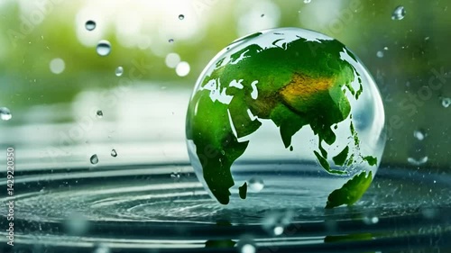 Global Water Crisis: A fragile planet needs our care. Water scarcity, environmental protection, and sustainability are crucial for our future. Let's protect our blue planet.