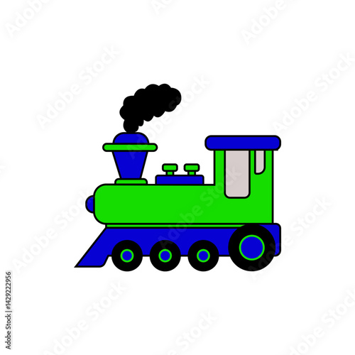 locomotive vector illustration