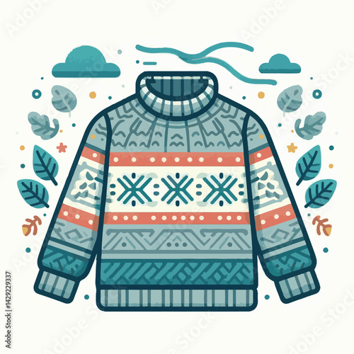 sweater, winter, fashion, cozy, background, knitwear, knit, jumper, garment, warm, vector, design, illustration, pattern, wool, textile, holiday, clothing, fabric, woman, pullover, knitted, woolen, ap