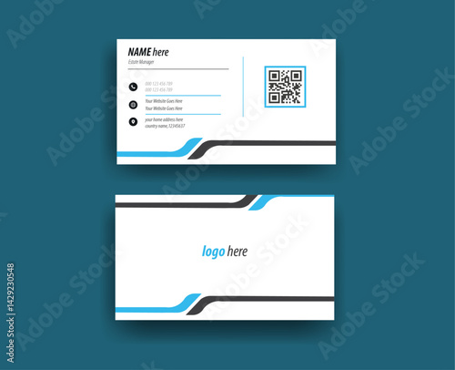 Clean Monochrome Legal Consultancy Branding Card