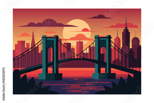 golden gate bridge at sunset