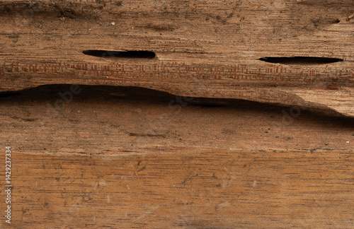 Obraz na płótnie Intricate details of carved wood showcasing craftsmanship and texture under natural light w salonie