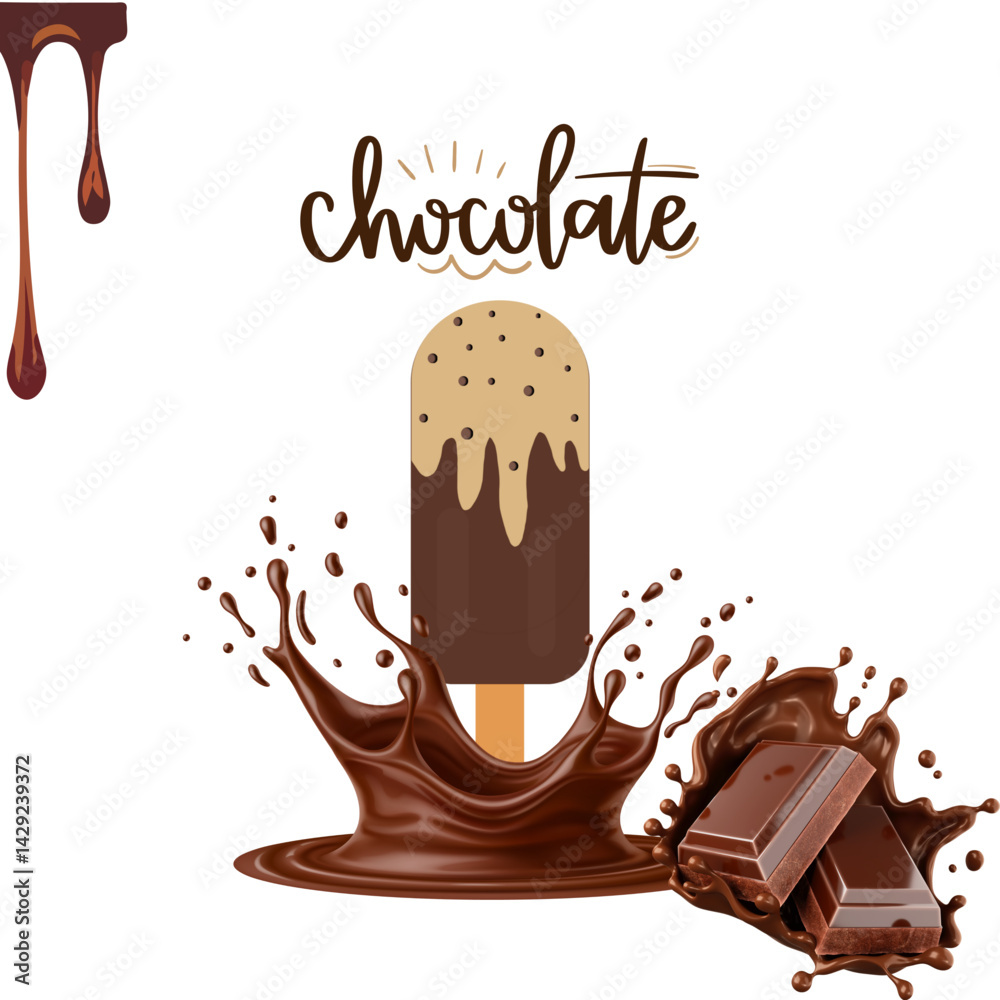 chocolate picolé
