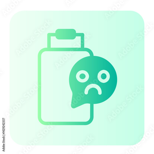no travelling gradient icon