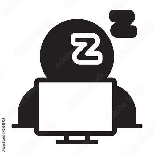 letdown glyph icon