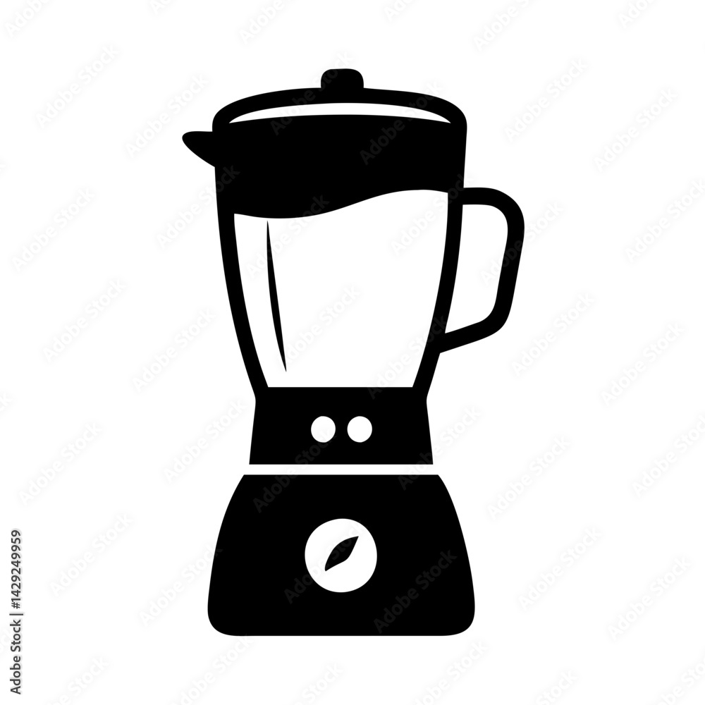 blender icon, blender silhouette vector illustration-Editable Vector Art of blender,blender vector