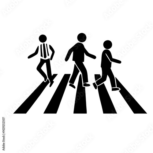 crosswalk icon, crosswalk silhouette vector illustration-Editable Vector Art of crosswalk,crosswalk vector