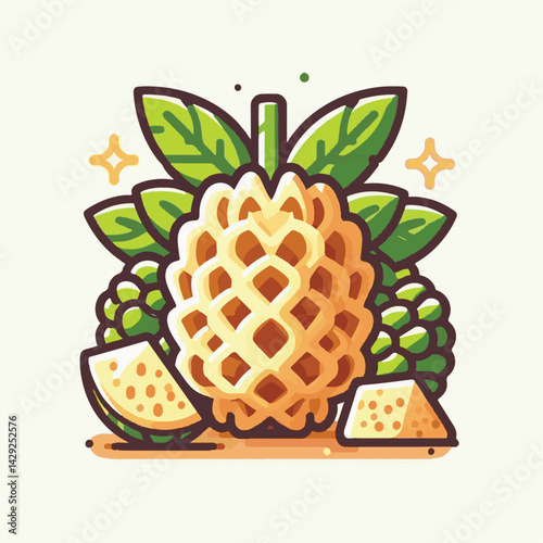 nature, organic, tropical, sweetsop, healthy, green, fruit, food, natural, exotic, sweet, fresh, agriculture, background, vitamin, custard apple, delicious, freshness, annona squamosa, nutrition, diet