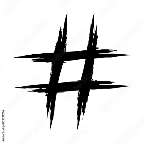 hashtag icon, hashtag silhouette vector illustration-Editable Vector Art of hashtag,hashtag vector