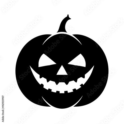 jack o lantern icon, jack o lantern silhouette vector illustration-Editable Vector Art of jack o lantern,jack o lantern vector