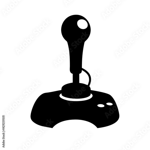 joystick icon, joystick silhouette vector illustration-Editable Vector Art of joystick,joystick vector