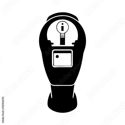 parking meter icon, parking meter silhouette vector illustration-Editable Vector Art of parking meter,parking meter vector