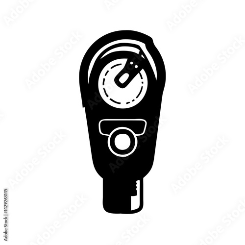 parking meter icon, parking meter silhouette vector illustration-Editable Vector Art of parking meter,parking meter vector