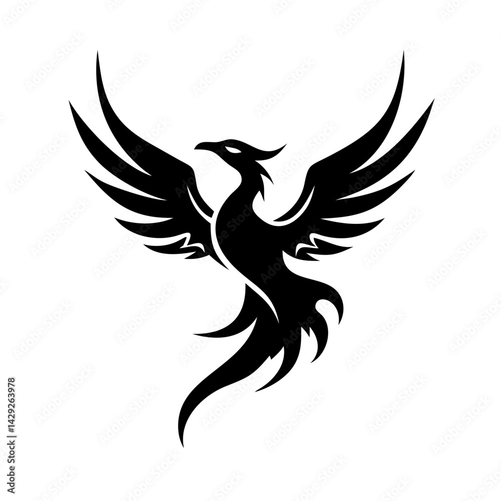 phoenix icon, phoenix silhouette vector illustration-Editable Vector Art of phoenix,phoenix vector phoenix icon, phoenix silhouette vector illustration-Editable Vector Art of phoenix,phoenix vector