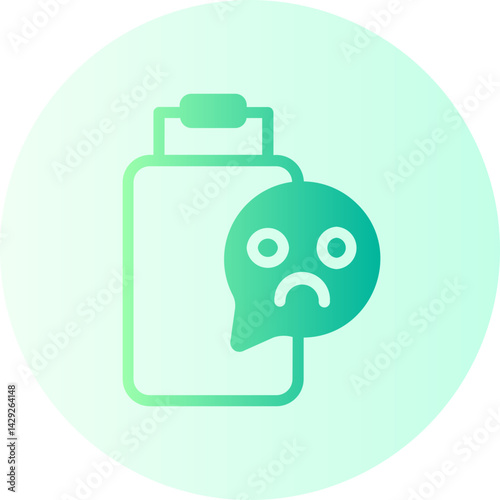 no travelling gradient icon