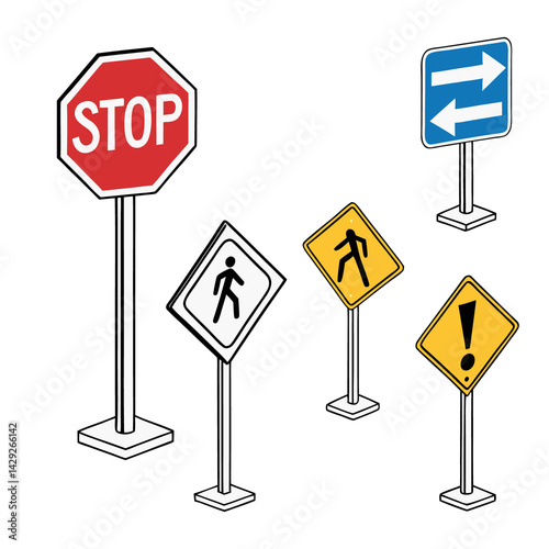 traffic and road signs