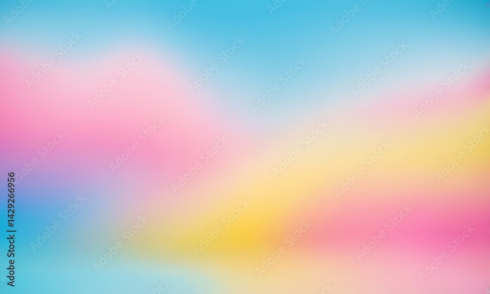 Pastel spectrum of ethereal light, an airy gradient backdrop for creative use Pastel spectrum of ethereal light, an airy gradient backdrop for creative use
