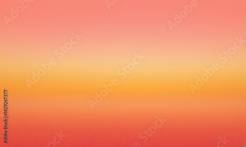 Delicate gradient background in warm coral and golden hues for graphic design