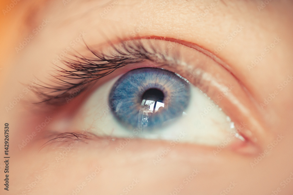 Obraz premium Macro Human Eye Close-Up