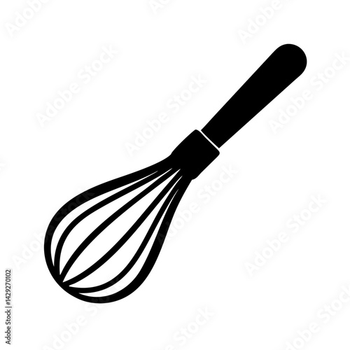whisk icon, whisk silhouette vector illustration-Editable Vector Art of whisk,whisk vector