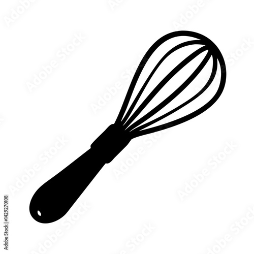 whisk icon, whisk silhouette vector illustration-Editable Vector Art of whisk,whisk vector
