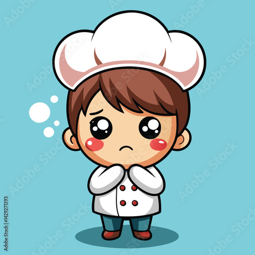 Upset Cartoon Chef