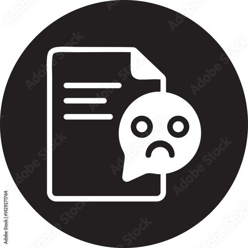 resignation glyph icon