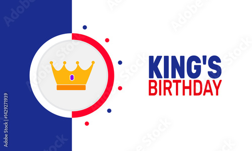 Happy Kings Day. holiday concept, Perfect for background, banners, cards, posters, and  social media design with text inscription and classic color for a professional look

