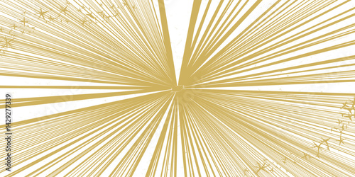 Abstract modern frame color swirl speed shading lines explosive radial sunrays motion striped lines design element texture white background.    