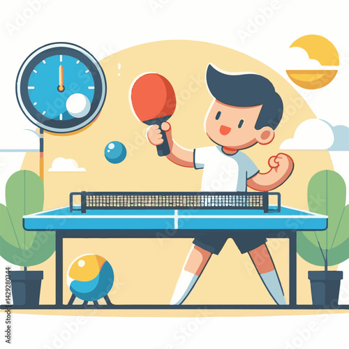 racket, ball, game, sport, table, tennis, play, activity, ping-pong, match, competition, indoor, table tennis, paddle, championship, ping pong, leisure, action, background, tournament, equipment, vect