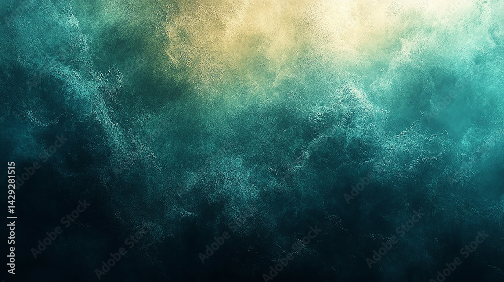 Abstract Textured Background with Teal Blue to Golden Yellow Gradient Ombre Abstract Textured Background with Teal Blue to Golden Yellow Gradient Ombre