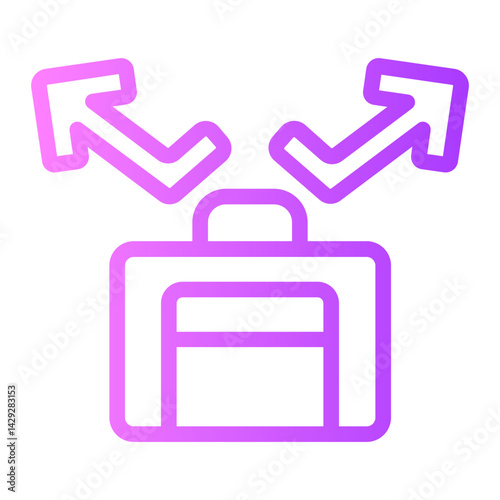directions gradient icon