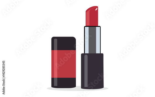 Red Lipstick in Black Tube
