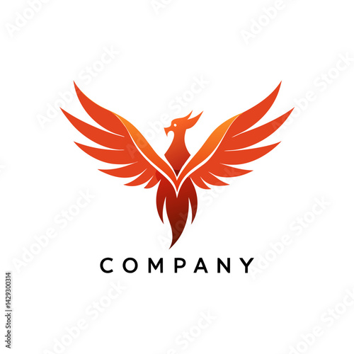 Phoenix logo Design template