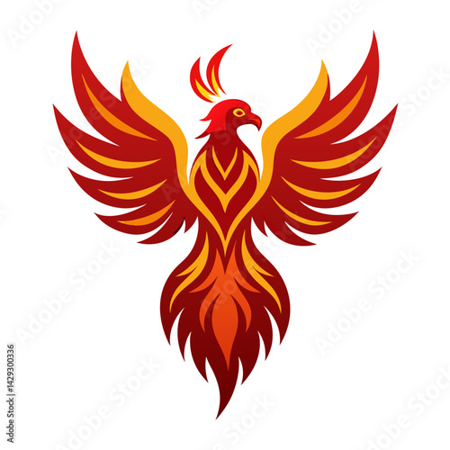 Phoenix logo Design template