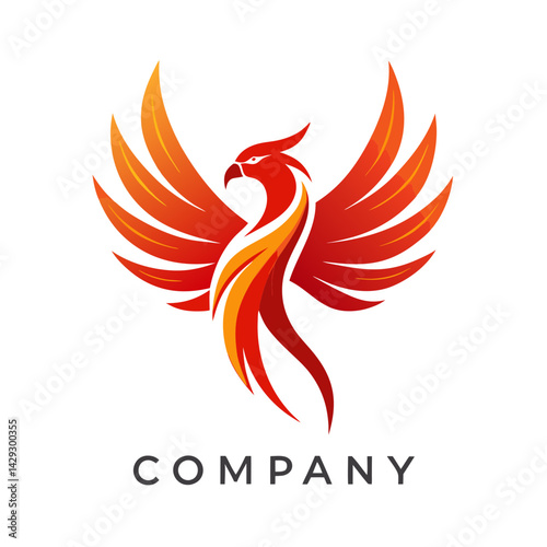 Phoenix logo Design template