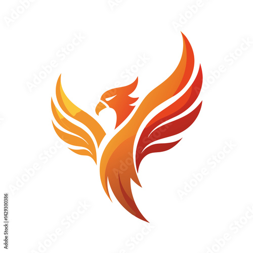 Phoenix logo Design template
