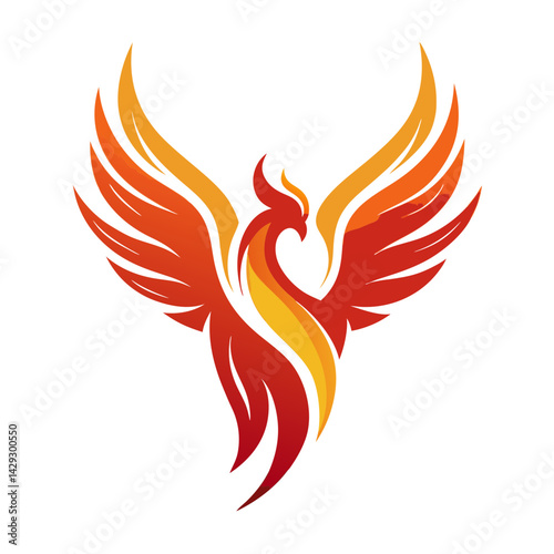 Phoenix logo Design template