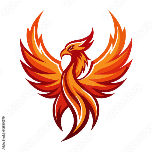 Phoenix logo Design template