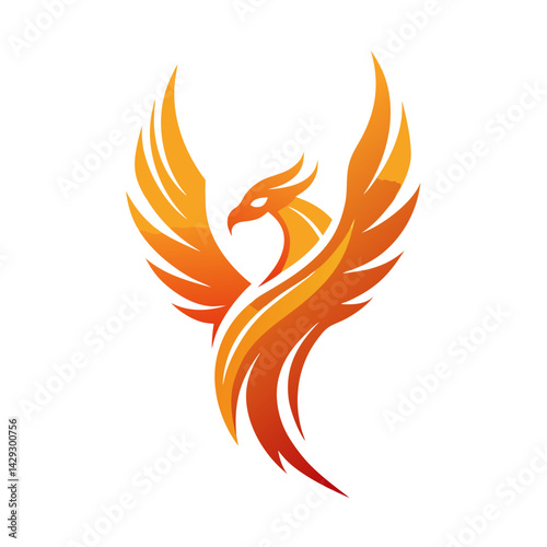 Phoenix logo Design template