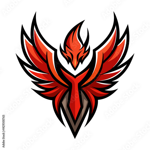 Phoenix logo Design template