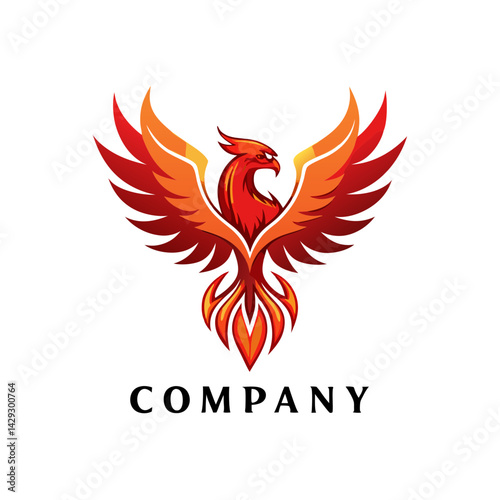 Phoenix logo Design template