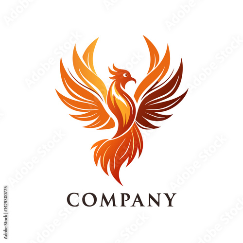 Phoenix logo Design template
