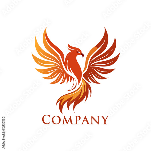Phoenix logo Design template