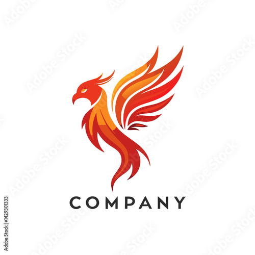 Phoenix logo Design template