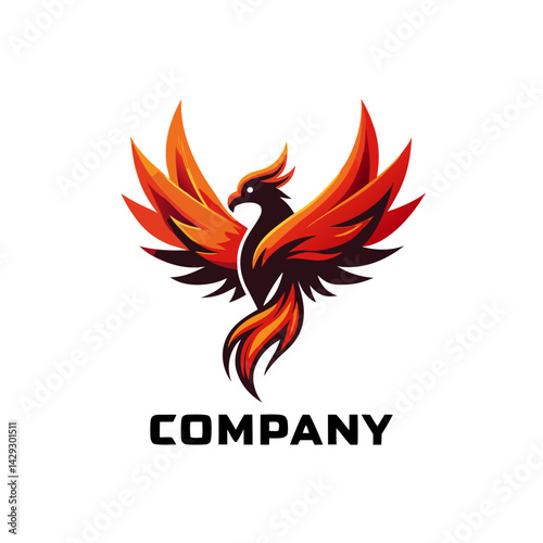 Phoenix logo Design template