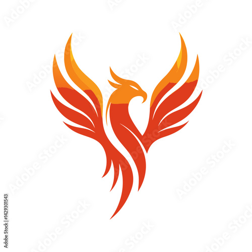 Phoenix logo Design template